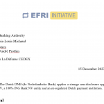 Letter to EBA