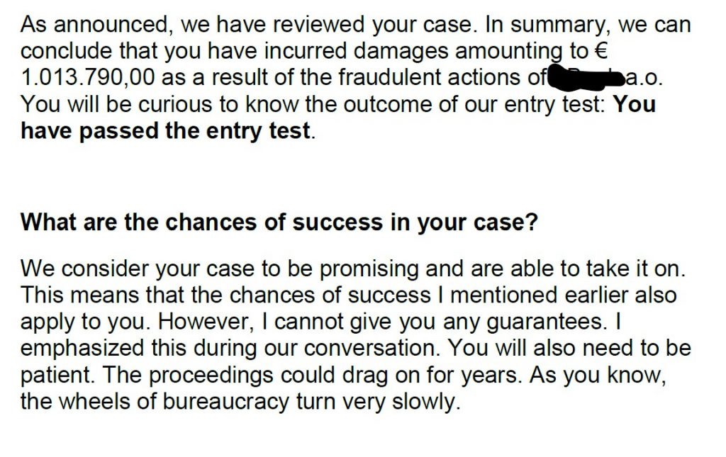 to pass the entry test