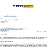 Asset recovery letter as of 11 May 2026