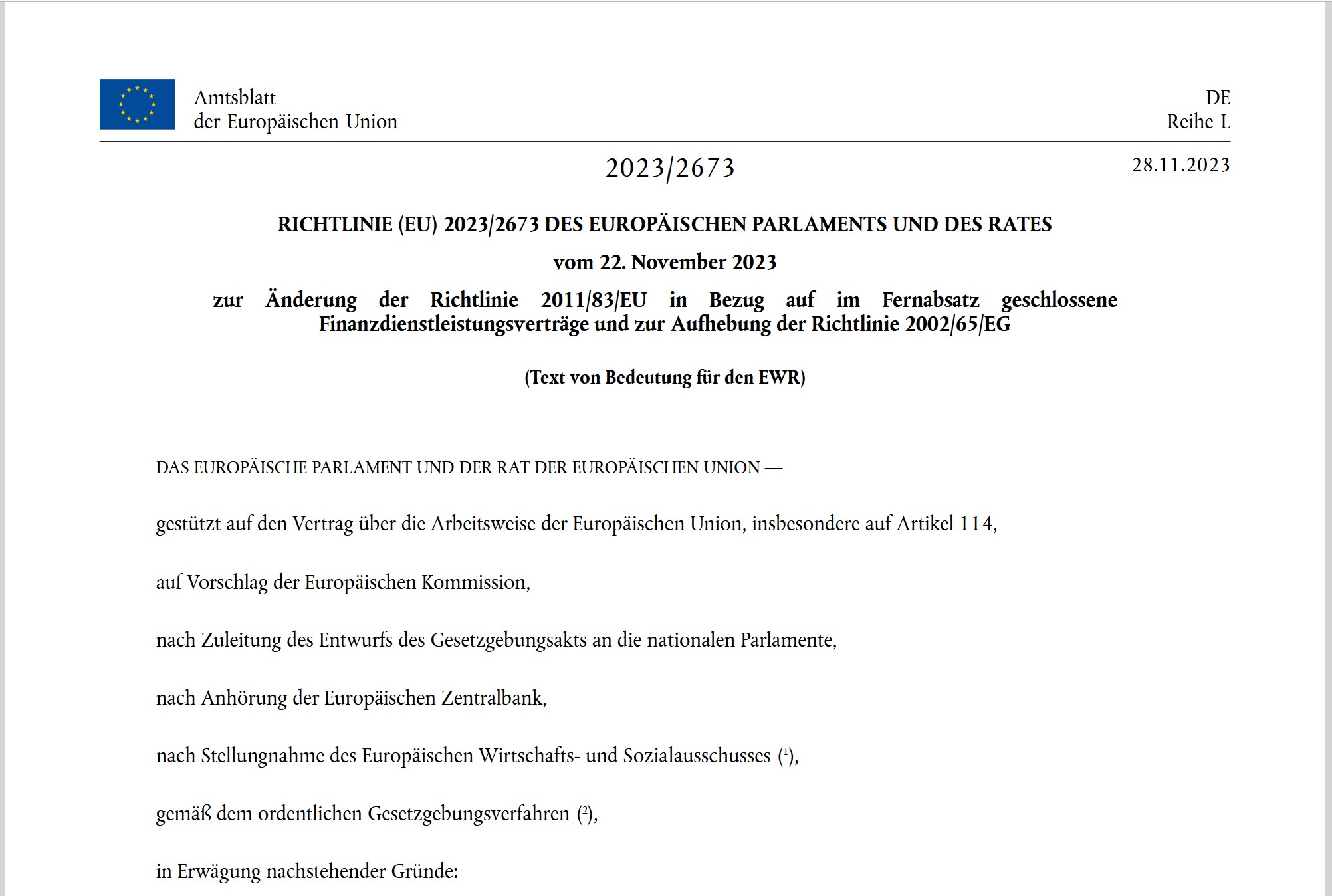 Directive 20232673