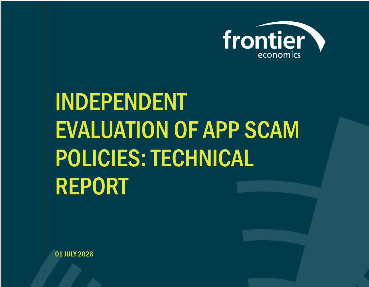 Frontier Economics App fraud report