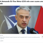 Poland demands EU to fine Meta