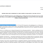 Report on Directive 2019/1153