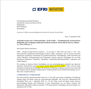 Letter to Cybercrime Bamberg
