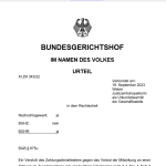 App fraud and German Case law