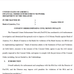 FinCen BSA enforcement