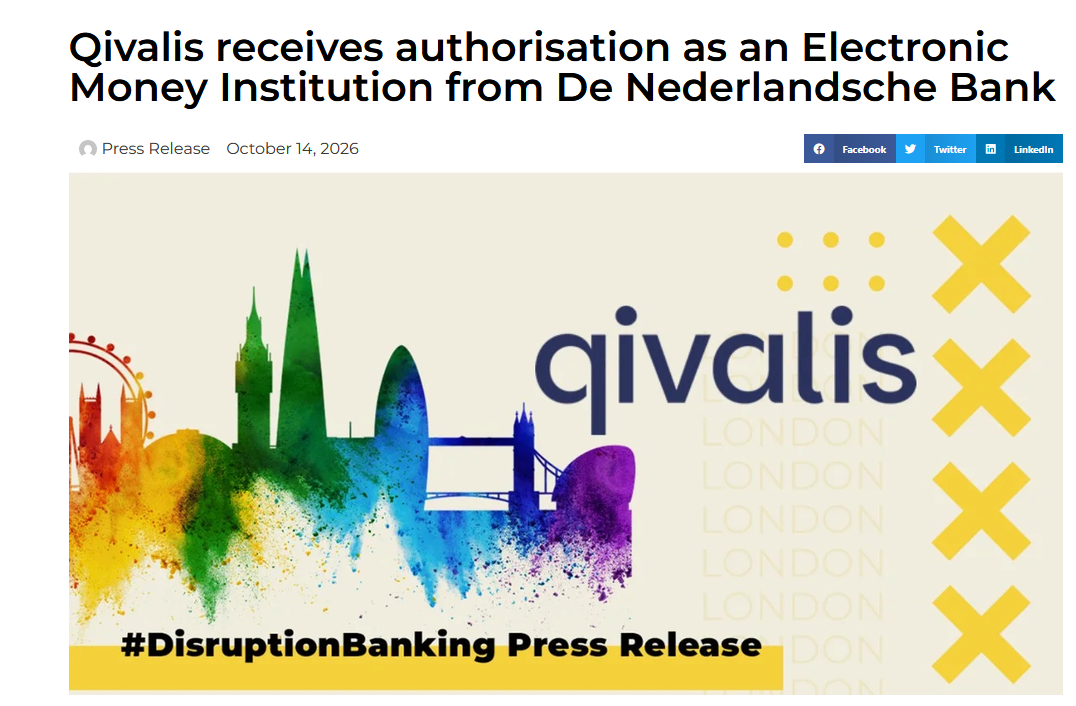 Qivalis gets its EMT license