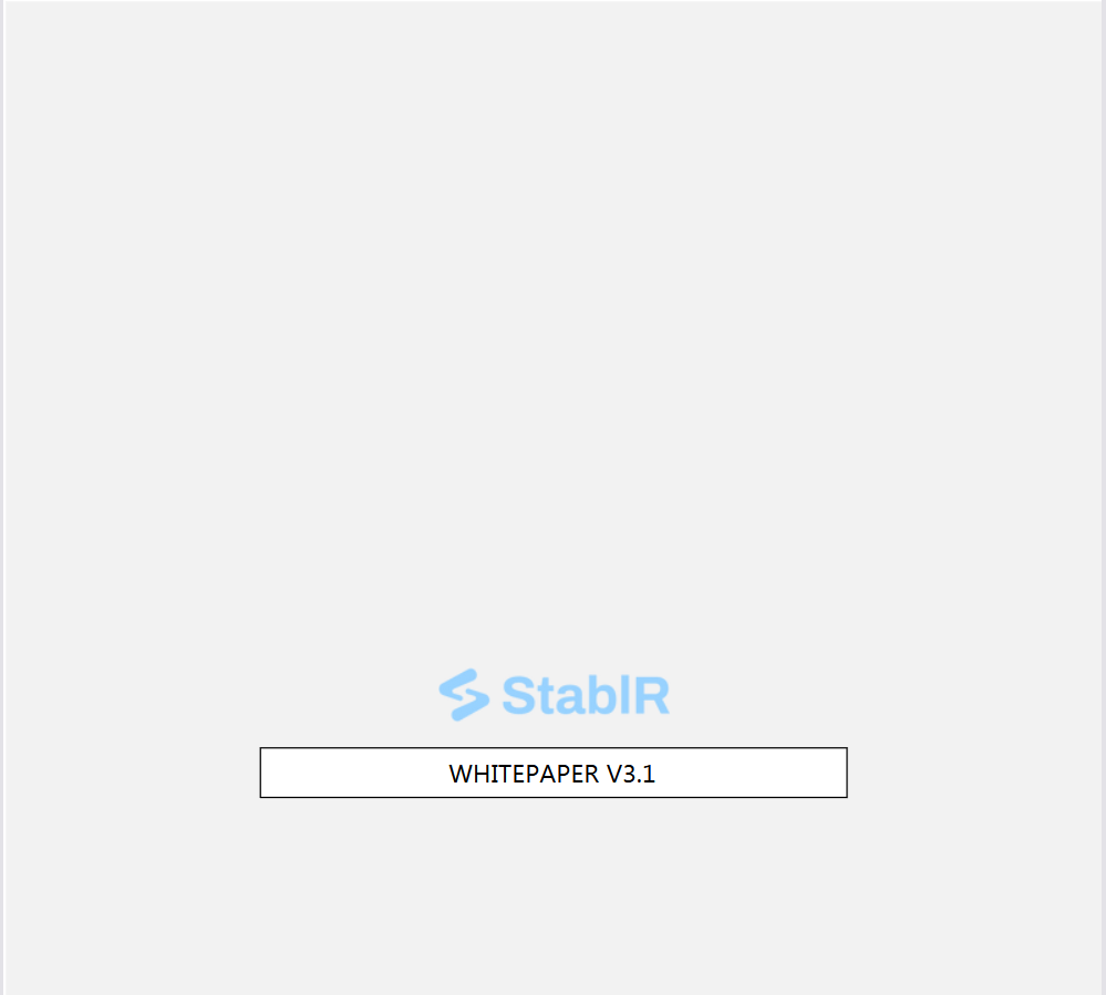 StablR white paper V3